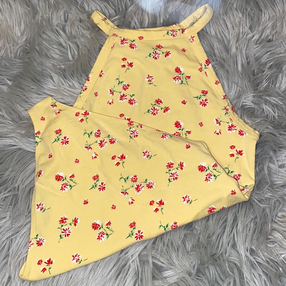 Yellow body suit